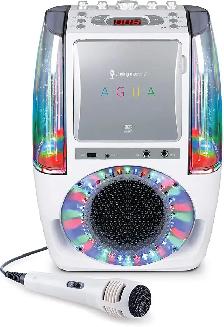SINGING MACHINE SML605W  BLUETOOTH KARAOKE SYSTEM WITH LED DISCO
