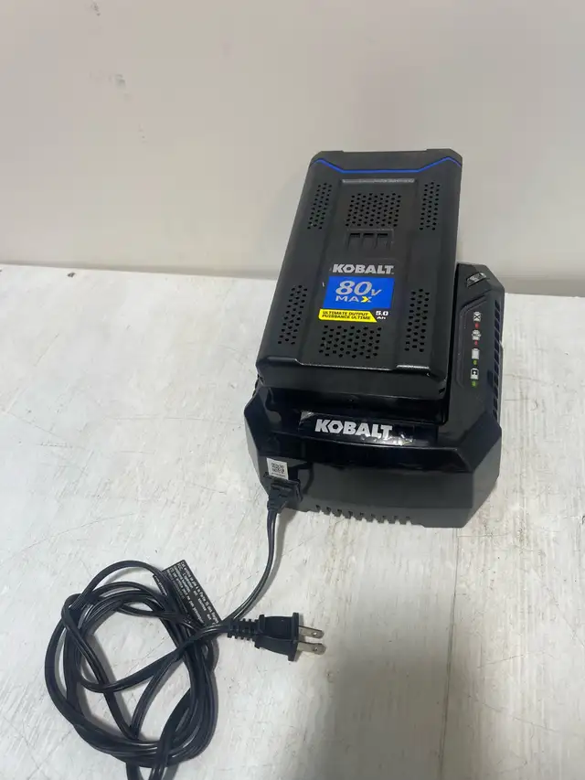 Kobalt 80V Max Battery and Charger