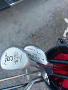 Ladies left hand golf clubs and bag - Photo 2