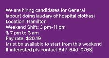general labour job