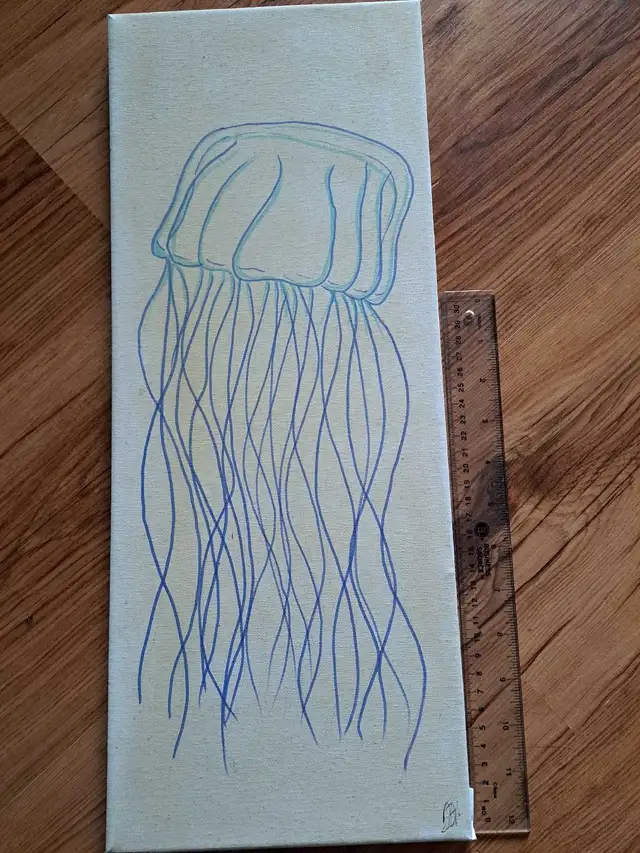 jellyfish painting