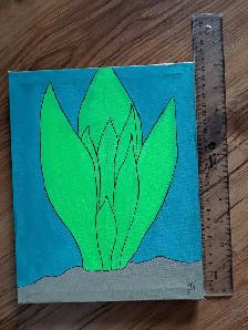 snakeplant painting