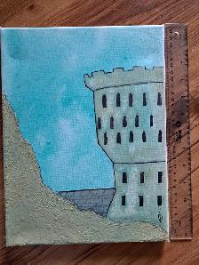 castle painting