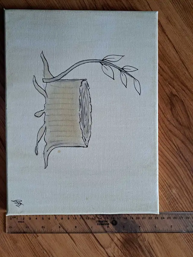 growing stump painting