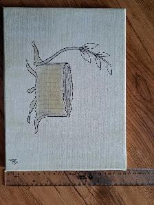 growing stump painting