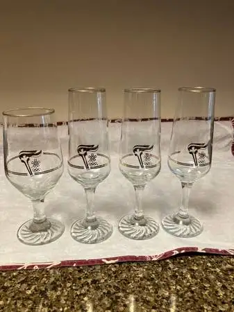 1988 Calgary Olympics assorted glasses