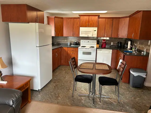 Fully Furnished 2 bedroom Suite FOR RENT in Camrose AB: