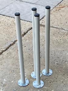4x Vika Adils Adjustable Table Legs from IKEA.
