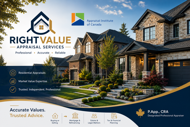 P.App., CRA Residential Appraisals | Fast Turnaround | GTA.