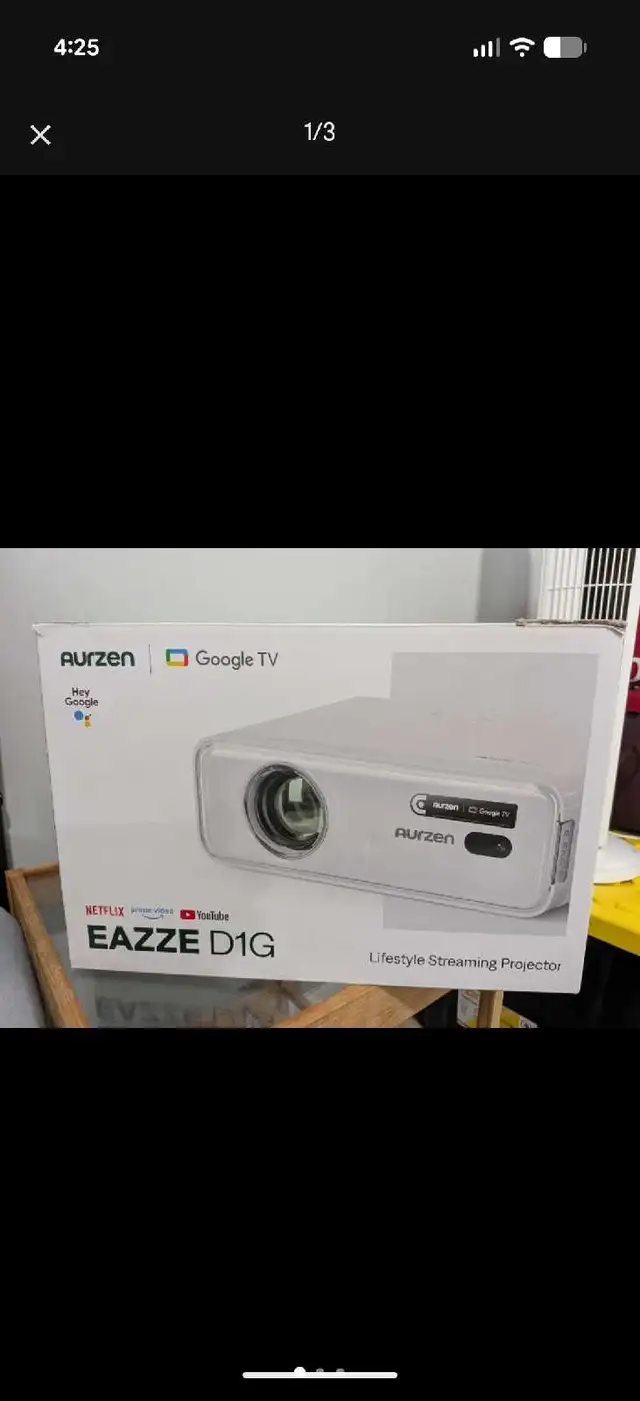GOOGLE TV 4K STREAMING PROJECTER