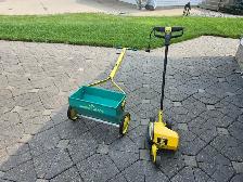 Lawn Edger and Fertilizer spreader