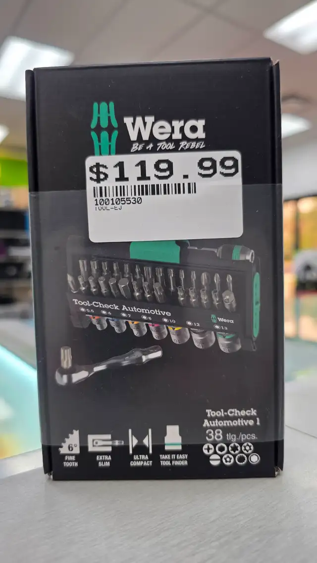 Wera 38pc Tool-Check Automotive 1 - BRAND NEW