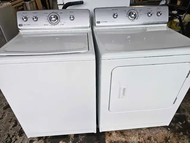 mayttag commercial grade washer and dryer