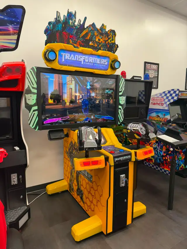 Transformers Human Alliance Shooting Arcade Cabinet