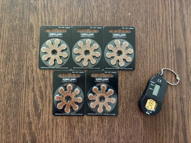 New Kirkland brand hearing aid #312 batteries