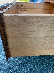 Solid Wood Side Table with Drawer - Photo 8