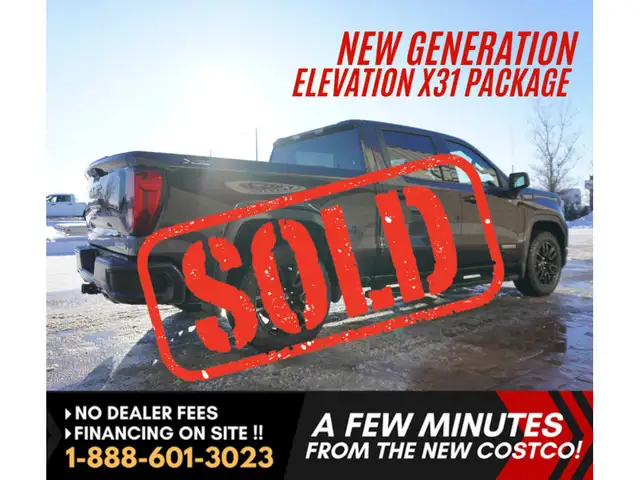 2024 GMC Sierra 1500 ELEVATION X31 OFF RD 4X4, 5.3L V8, LOADED &