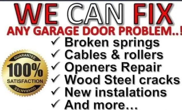 ⚡ Fast Garage Door Repair Edmonton & Surrounding Areas – Same Da