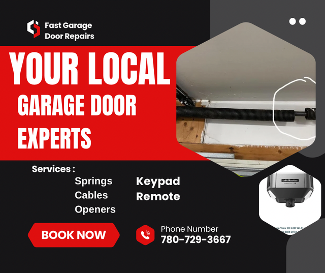 Broken Garage Door Spring or Cable? Fast Fixes in Edmonton &