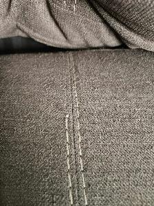 Used Sectional Couch (114') and Ottoman (35'x35') for Sale - Photo 6