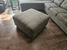 Used Sectional Couch (114') and Ottoman (35'x35') for Sale - Photo 8
