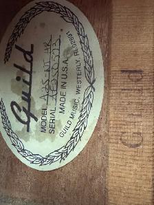 Guild A25-NT HR Acoustic Guitar (90s) - Photo 4