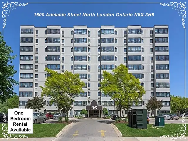 Bright Clean 1 Bedroom Apartment Available at 1600 Adelaide
