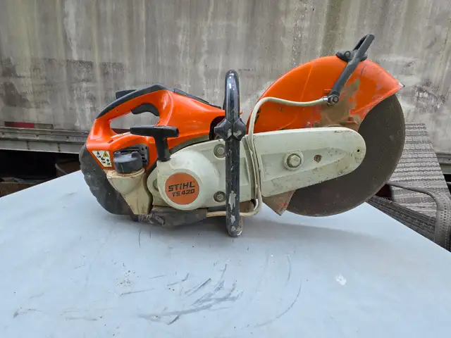 14' Stihl TS420 Quick Cut Concrete Cement Saw Metal Blade