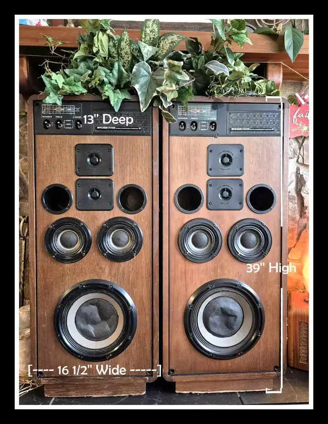 Rare, Legendary Vintage KOSS CM1030 Tower Speakers