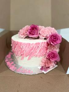 Milton Bakery Floral Cakes Custom cakee