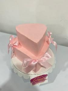 Heart Vintage cake, 2 tiers cake custom birthday cake - Photo 5