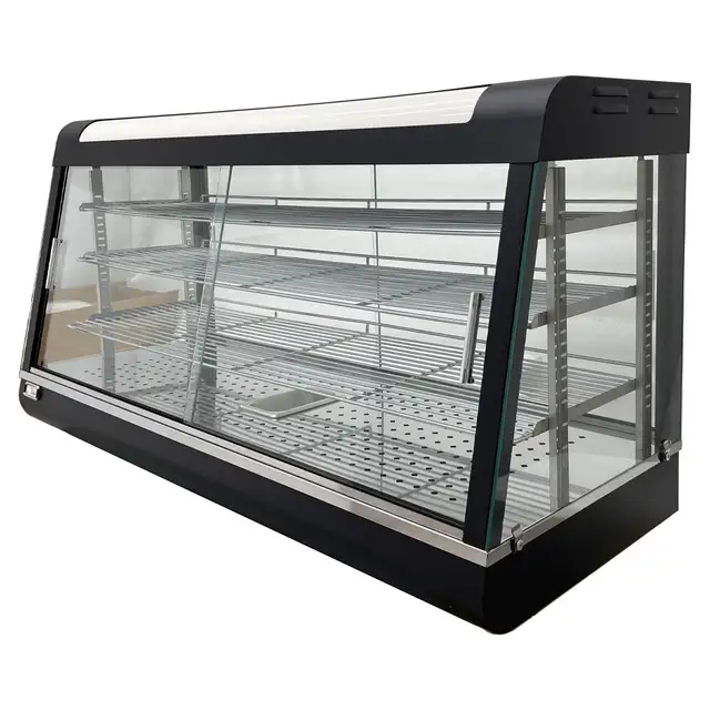 110v 47in Desktop Food Display Cabinet Egg Tart Warmer 122089