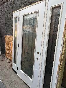 Exterior entry door with sidelites!