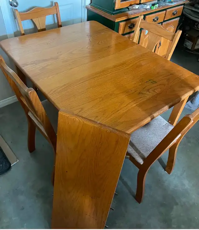 Table de cuisine en chêne