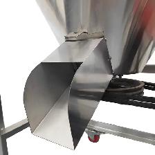 220Lbs Feed Mixer 201 Stainless Steel Mixing Machine 021583 - Photo 5