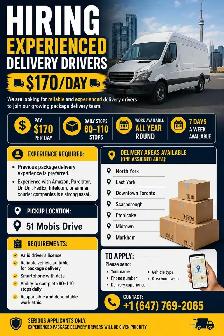 Hiring Package Delivery Driver