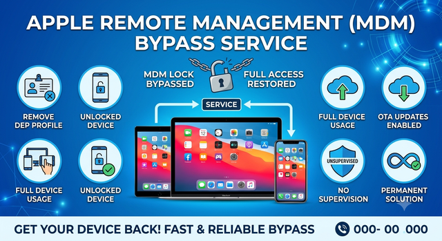 Remove Corporate / School MDM Lock from Apple Devices (iPad etc)