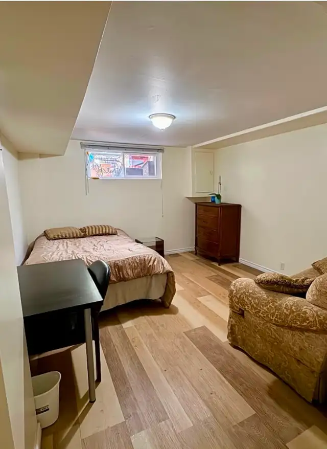 Furnished large bright room Single male $890 m  utilities incl