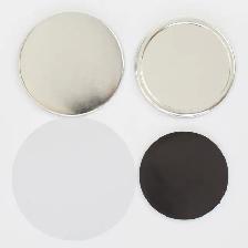 Rubber Badge Rubber Magnetic Button Parts DIY 100sets 015650