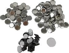 Rubber Badge Rubber Magnetic Button Parts DIY 100sets 015650 - Photo 4