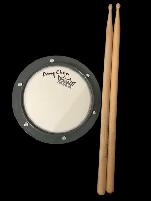 Remo tunable drum practice pad and sticks