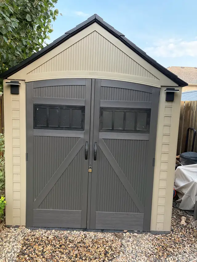 outdoor shed
