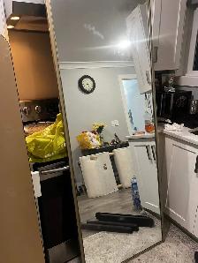 Full Length Gold Frame Mirror (6'1' x 2'4')  | Surrey  | Moving
