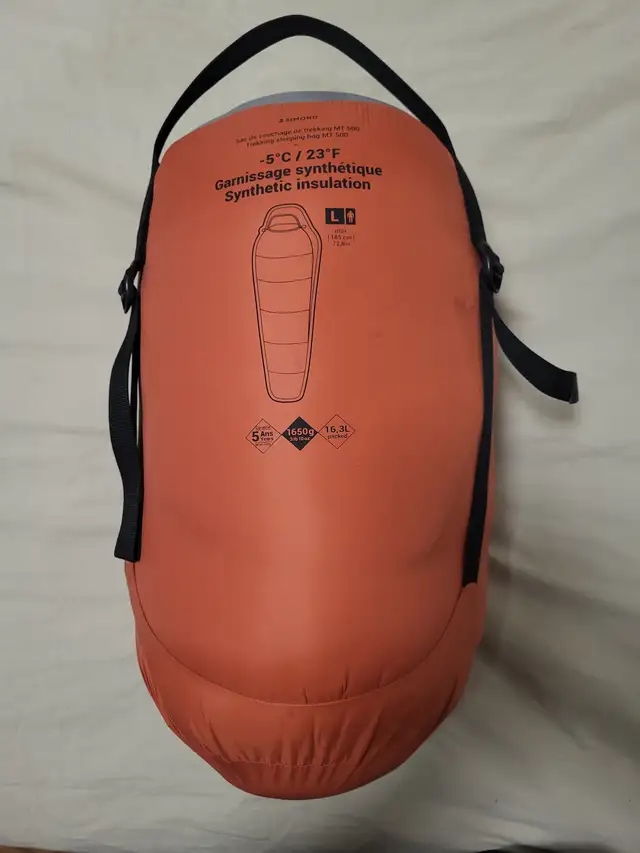 Simond MT 500 Trekking Sleeping Bag   free child sleeping bag