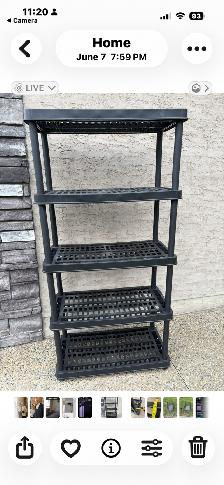 Plastic shelves for sale - Photo 3