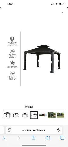 CANVAS Skyline Outdoor/Patio Aluminum Hard-Top Gazebo with Bug N - Photo 4