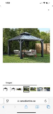 CANVAS Skyline Outdoor/Patio Aluminum Hard-Top Gazebo with Bug N - Photo 6