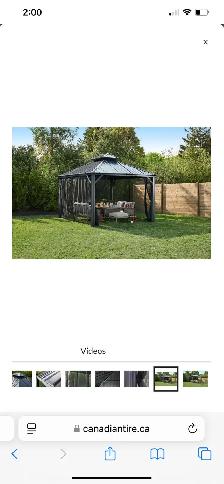 CANVAS Skyline Outdoor/Patio Aluminum Hard-Top Gazebo with Bug N - Photo 9