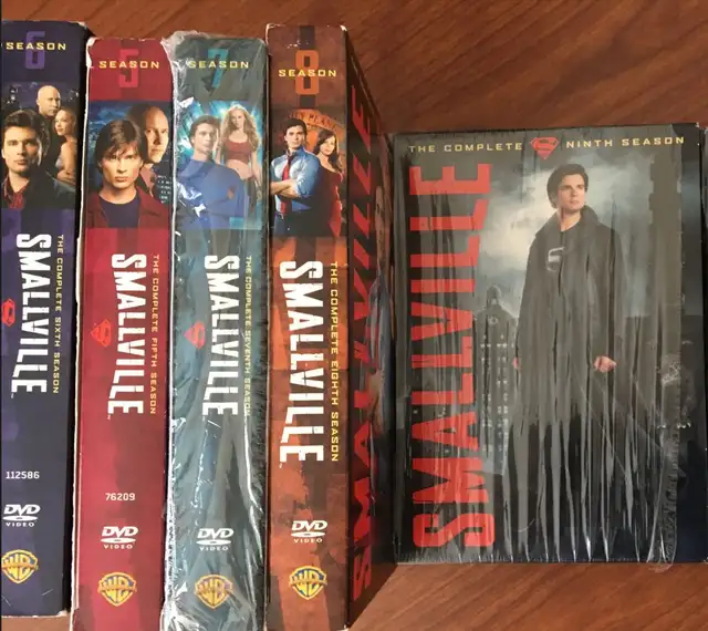 Smallville Seasons 5,6,7,8,9 DVD Sets