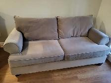 Beige long Sofa